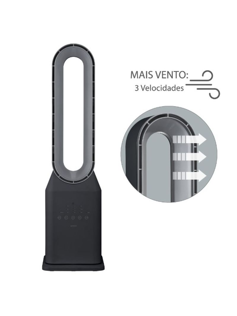 2356546-CIRCULADOR-SPIRIT-BLADELESS-90CM-PRETO-PRATA-127V-Amoedo1