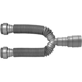 Sifão Articulado Universal Flex Duplo 030211-41 Cinza Blukit