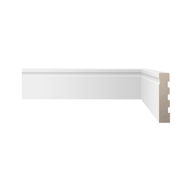 Guarnição Clássico Frisado 07x240 Branco Biancogres