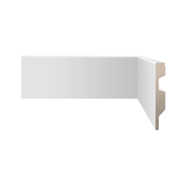 Rodapé Tech Liso 10x240 A Branco Biancogres