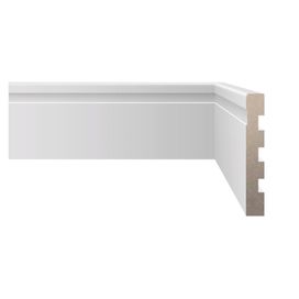 Guarnição Clássico Frisado 10x240 Branco Biancogres