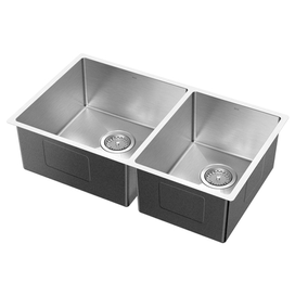 Cuba Dupla Bistrô 70x40x20 Escovado CV 4,5" Docol