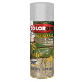 Tinta Spray Metallik Exterior Prata 350ML Colorgin