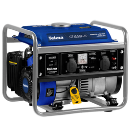 Gerador Gasolina 3CV 1250W GT1300FB Azul/Cinza Bivolt Tekna