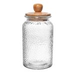 2359382-POTE-DE-VIDRO-MARTELADO-COM-TAMPA-DE-BAMBU-13L-AMOEDO--1-