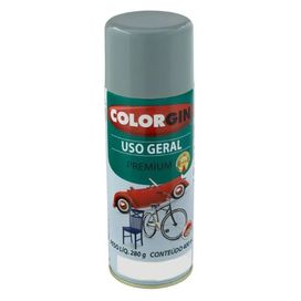 Tinta Spray Uso Geral Cinza Placa Colorgin