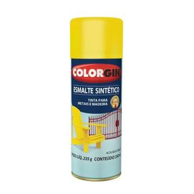Spray Esmalte Sintético Amarelo Colorgin