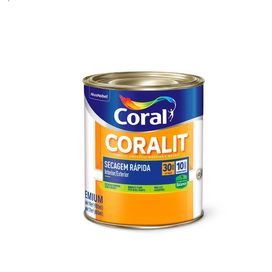 Tinta Esmalte Coralit Zero Brilhante 0,9L Platina Coral