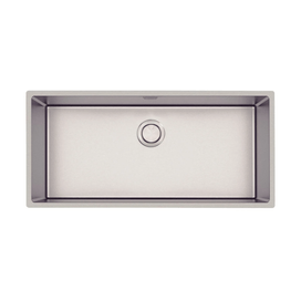 Cuba Inox Collection Quadrum 90cm com Válvula Tramontina