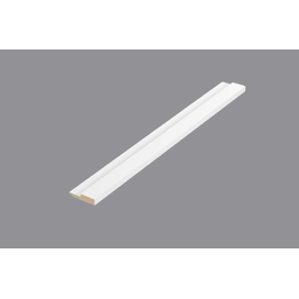 Acabamento Ripado Macho RU 55x2700x12mm Branco Eucatex