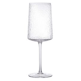 Taça para Vinho Cristal Martelado Petra 600ml Incolor Lyor
