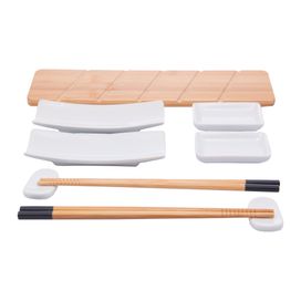 Conjunto 9 peças para Sushi Bambu Nagoya Natural Lyor