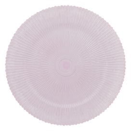 Sousplat em Plástico Ônix 33cm Rosa Lyor