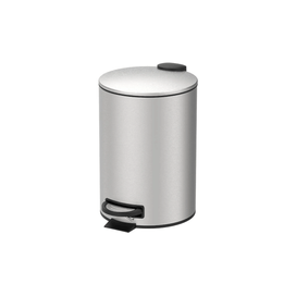 Lixeira com Pedal e Balde Spin 12L Inox Brinox