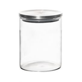 Porta Mantimento Hermético de Vidro 350ml Incolor Lyor