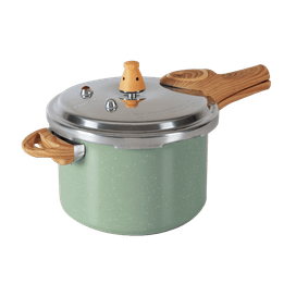 Panela de Pressão Indução Ceramic Life Pressure 4,4L Verde Brinox