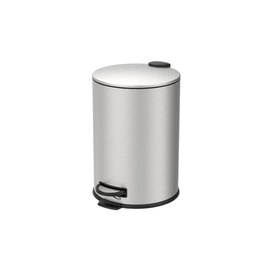 Lixeira com Pedal e Balde Spin 20L Inox Brinox