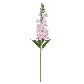 Haste Dente de Leão com Flocked Rosa 93cm Flor Arte
