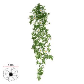 Margarida Pendurar 107cm Branco Flor Arte