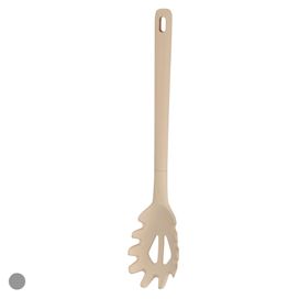 Colher Espaguete Silicone 32cm Saara Bege Flor Arte