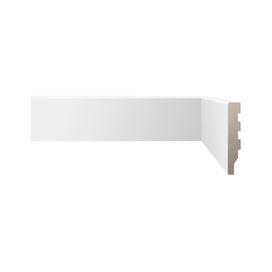Rodapé para Guarnição 10x240cm Fit Liso Branco Biancogres