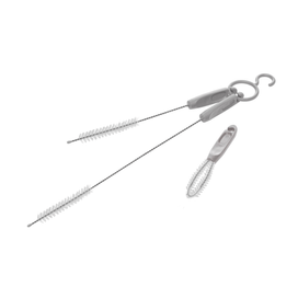 Conjunto 3 Escovas Multiuso para Limpeza Cinza Lyor