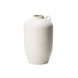 Vaso em Cerâmica 35x21cm Off White Mart Presentes