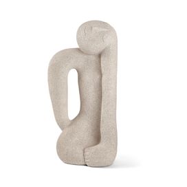 Escultura em Poliresina 31,5x10x15cm Off White Mart Presentes