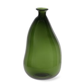 Vaso de Vidro 36,5x20,5cm Verde Mart Presentes