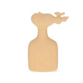 Escultura Mulher em Poliresina Bege Mart Presentes