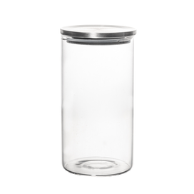 Porta Mantimento Hermético de Vidro 550ml Incolor Lyor