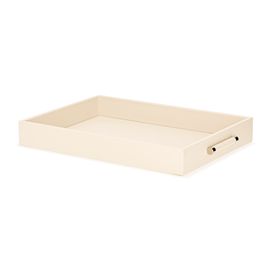 Bandeja em MDF com Revestimento em PU Off White Mart Presentes