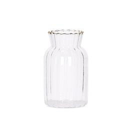 Mini Vaso em Vidro 13x7,5cm Transparente Mart Presentes