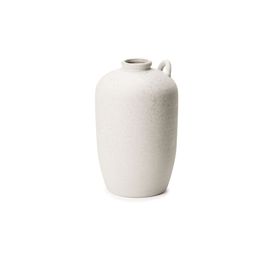 Vaso em Cerâmica 26,5x16,5cm Off White Mart Presentes