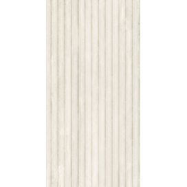 Revestimento 45x90 Flut Travertino Tivoli Acetinado Retificado Biancogres