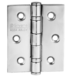 Kit 3 Dobradiças 882 3x2,5" Inox Polido Silvana