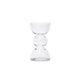 Vaso em Vidro 13x7cm Transparente Mart Presentes