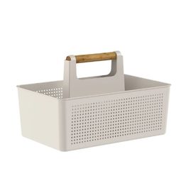 Organizador Multiuso Flow 8L Bege Martiplast