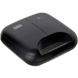 Grill Elétrico e Máquina de Waffle 2 em 1 Preto Black&Decker