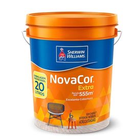Tinta NovaCor Parede Fosco 20L Branca Sherwin Williams