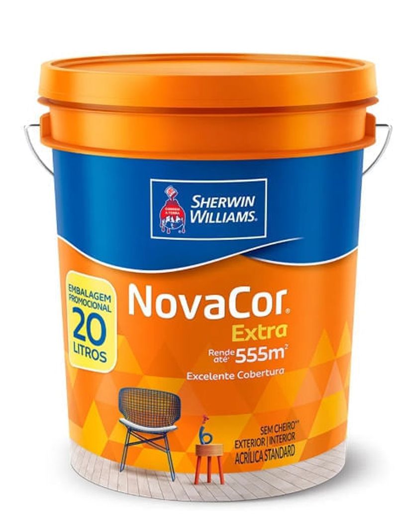 Tinta-NovaCor-Parede-Fosco-20L-Branca-Sherwin-Williams