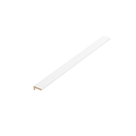 Acabamento Ripado L RU 38x2700x18mm Branco Eucatex