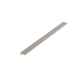 Acabamento Ripado L RU 38x2700x18mm Fumê Eucatex