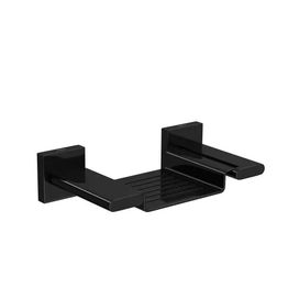 Saboneteira de Parede com Base Metal Polo Black Noir Deca