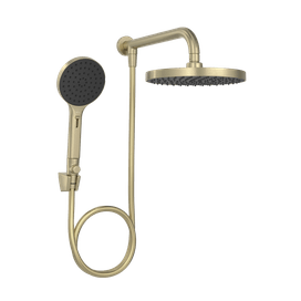 Chuveiro Redondo de Parede com Desviador Flex Max Summer Gold Deca