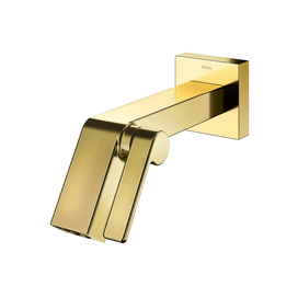 Torneira para Lavatório Parede Stillo Ouro Polido PVD Docol
