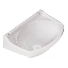 Lavatório de Plástico Pequeno Branco Metasul