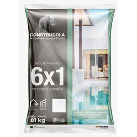 Rejunte 6 em 1Interno e Externo 1kg Caramelo Construcola