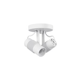 Spot de Sobrepor Vitto 2xE27 Branco Taschibra