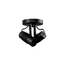 Spot de Sobrepor Vitto 2xe27 Preto Taschibra